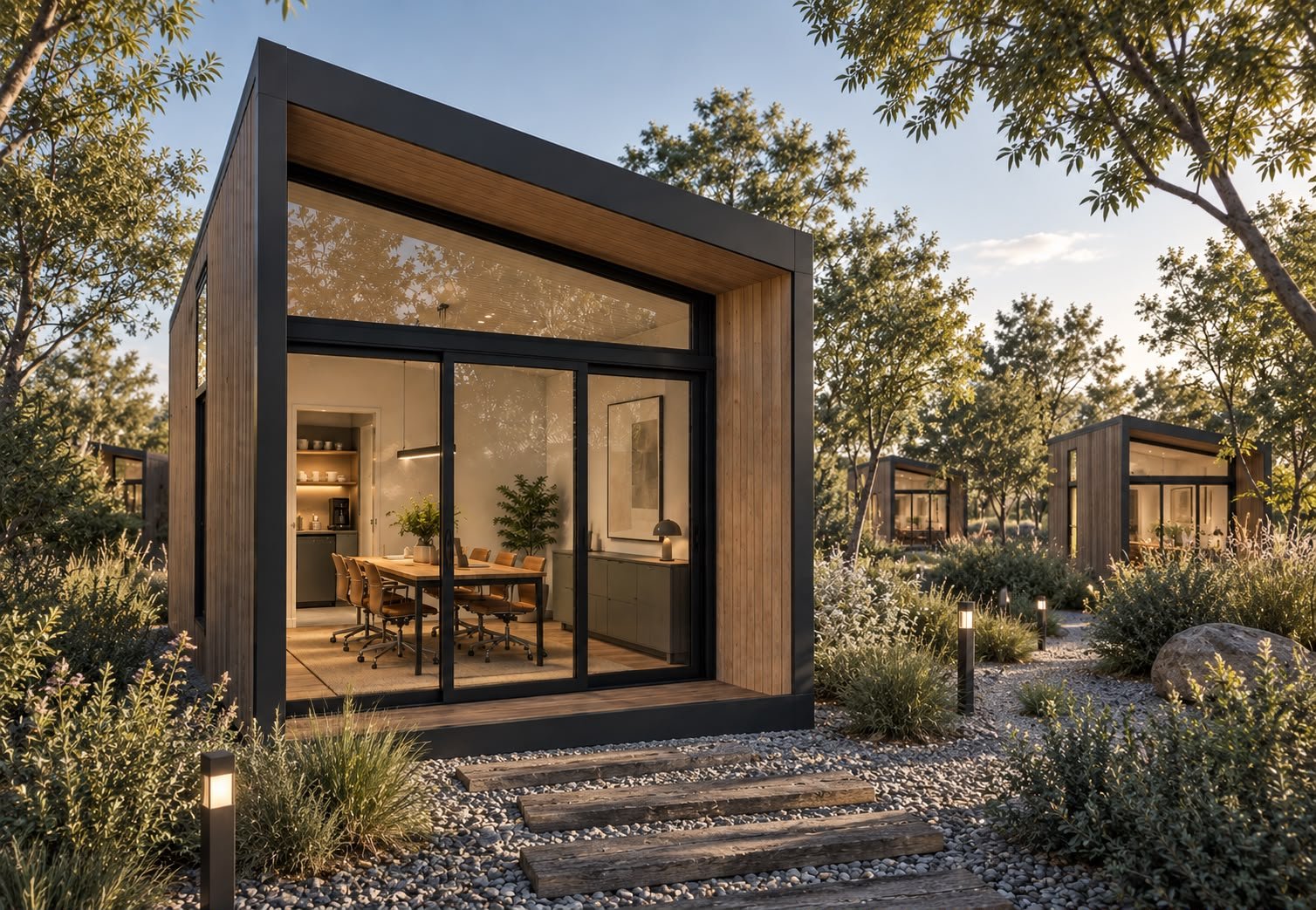 POD Simple O (Línea Simple, 20 m² + 16 m² deck)